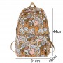 Backpack Women Cartoon Character Printed School Bag