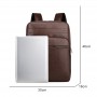 Backpack For Men High-quality PU Leather Laptop Waterproof Portable Travel Bag