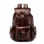 Backpack Leather Casual Fashion Heavy Duty Travel School