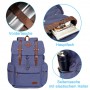Backpack Men Women USB Charging Laptop  15.6inch Multifunctional High School College Student Backpack