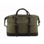 Bag Vintage military Canvas Leather men travel bags Carry on Luggage