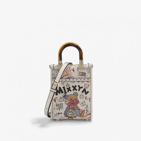 Mini Sling Hand Bag Graffiti Women