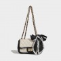 Exquisite Chain, Square  (Female), 2022 New Fashion, Versatile, Small Fragrance, Lingge Single Shoulder Cross Bag