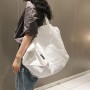 Tote Bag Women Big Capacity Shopping Handbag Simple Lady Shoulder Bag Solid Color Handle Bag Reusable Designer Tote