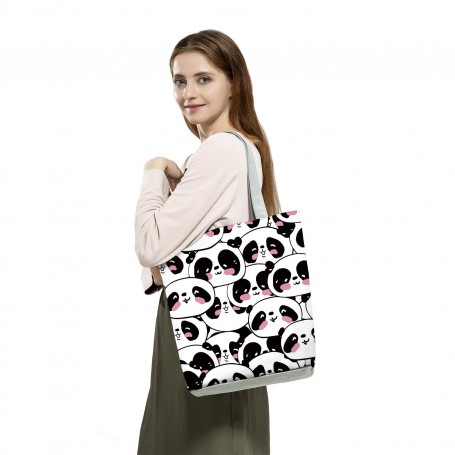 Tote Bag Women Cartoon Character Printed Travel Fashion Bag