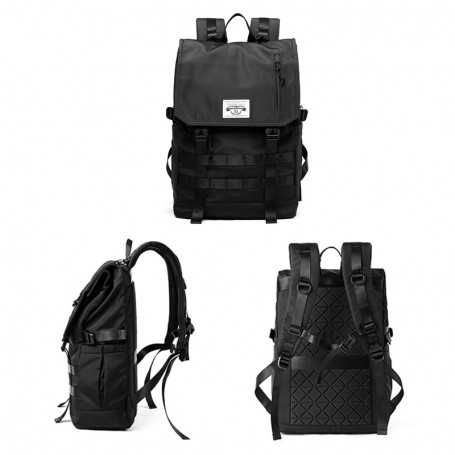 3 in 1 Convertible Styles Waterproof Large Capacity Travel Backpack Men Women Roll Top 15.6 Laptop Backpack Teen Male School Bag