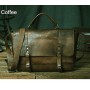 Vintage Genuine Leather Messenger Bag men Leather Shoulder Bag Men Crossbody Bag Male Sling Leisure Bag Tote Handbag Brown Grey