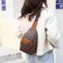Newly Wax Skin Women Chest Pack Female Sling Bags Crossbody Waterproof Shoulder Casual Pu Leather Messenger Pack