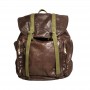 Backpack Unisex Big Capacity Casual Leather School Bag Motorcycle Bag