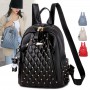 Backpack high quality leather backpack lady travel backpack shoulder bags