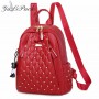 Backpack high quality leather backpack lady travel backpack shoulder bags