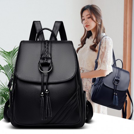 Backpack Women High Quality Soft Leather Fashion Bag