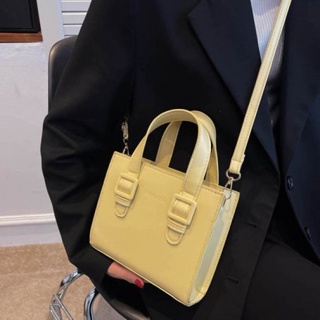 Mini Shoulder Sling Bag Top-handle Handbag Tote Phone Holder Female Satchel Small Purse