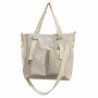 Tote Bag Nylon Fashion Unisex Solid Soft Shoulder Bags High-Capacity Weave Handbag Simple Japan Style