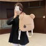 Backpack Cute Bear Ear Fleece Teens Travel Fashion School Bag