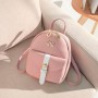 Leather Messenger Bags Hit Color Bowknot Backpacks Women Small Shoulder Crossbody Bags