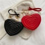 Women Vintage Shoulder Bag Love Heart Shape Crossbody Bags Casual Small Purse