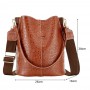 Vintage Crocodile Pattern Crossbody Bags For Women PU Leather Trend Designer Shoulder Handbags