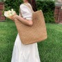 Casual Straw Woven Shoulder Bags Large Capacity Women Tote Bag