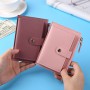 Mini Coin Purse Wallet Fashion PU Leather Multi-slot Card Holder Ladies Casual Pocket with Zipper