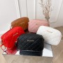 Small PU Leather Fashion CrossBody Bags Zipper Thread Shoulder Bags for Women
