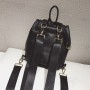Women Single Shoulder Bag Fashion rivet button bucket chain bag Tassels Backpack