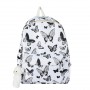 Butterfly Print Rucksack Oxford Shoulder Bag for Travel for Outdoor Camping