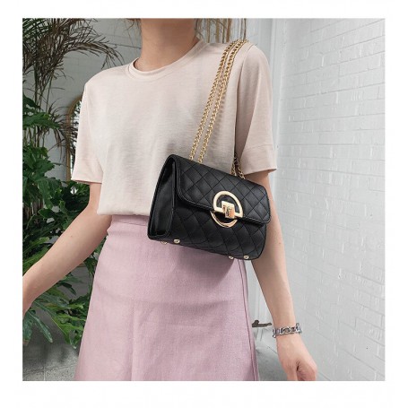 High Grade Sense WOMEN'S Bag Shoulder Bag Versatile INS Western Style Textured