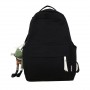 New Solid Color Backpack Women Waterproof Nylon Cute School Bag