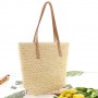 High Capacity Large Straw Bags Simple Luxury Fashion Travel Ladies Shoulder Handbags Top Handle Totes