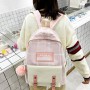Hit Color for Teenager Girls Large School Backpack Outdoor Travel Bag