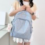 Fashion Floral Backpack Casual Nylon Preppy Style Students Large Capacity SchoolBags for Teenage Girls