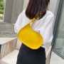 Solid Color PU Leather Small Top-Handle Bags for Women Casual Chain Ladies Shoulder Handbags