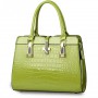 New Crocodile Pattern Handbag Fashion Women Bag Large-Capacity Sequined Shoulder Messenger Bag