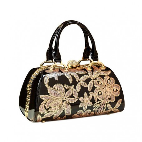 Women's Boston Pillow Handbag Original Luxurious Party Shoulder Messenger Bag