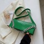 Stone Pattern Shoulder Bag Fashion Large Chain Handbag Nightclub Banquet Ladies Bag