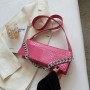 Stone Pattern Shoulder Bag Fashion Large Chain Handbag Nightclub Banquet Ladies Bag