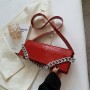 Stone Pattern Shoulder Bag Fashion Large Chain Handbag Nightclub Banquet Ladies Bag