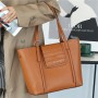Large Capacity Tote Bag 100% Genuine Leather Women Handbag Crocodile Cover