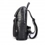 Real Crocodile Genuine Leather Backpack Men Black Luxurious Male Bag 20-35L Zipper Travel Backpack