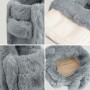 Quality Faux Fur Large Tote Bag Luxury Designer Women Handbags Pluffy