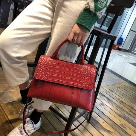 Oil Wax Cowhide Large-capacity Bags Women's New Fashion Business Casual Handbag