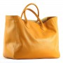 Ladies Handbag Luxury Leather Shoulder Bag and Purse Yellow Large Capacity Travel Tote Bag