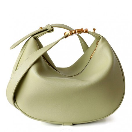 Women's Soft Leather Shoulder Crossbody Bags Half Moon Tote Luxury Designer Bags