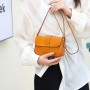 Genuine Wax Oil Skin Cowhide Leather Saddle Bag Women Luxury Chestbag Fashion Black Shoulder Bag