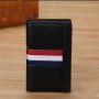 New Luxury Brand Concise Black Leather Fashion ID Credit Card Wallet High Quality Business Card Holder