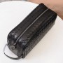 Wallet Men Cow skin Woven Clutch Wallet Casual Male Cowhide Genuine Leather Large Capacity Designer Purse Bag