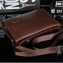 crossbody bag men's casual retro shoulder messenger bag double twist lock design trend bags briefcase