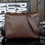 crossbody bag men's casual retro shoulder messenger bag double twist lock design trend bags briefcase