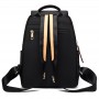 Knitted nylon double shoulder composite cloth large cover with female student schoolbag leisure leather backpack